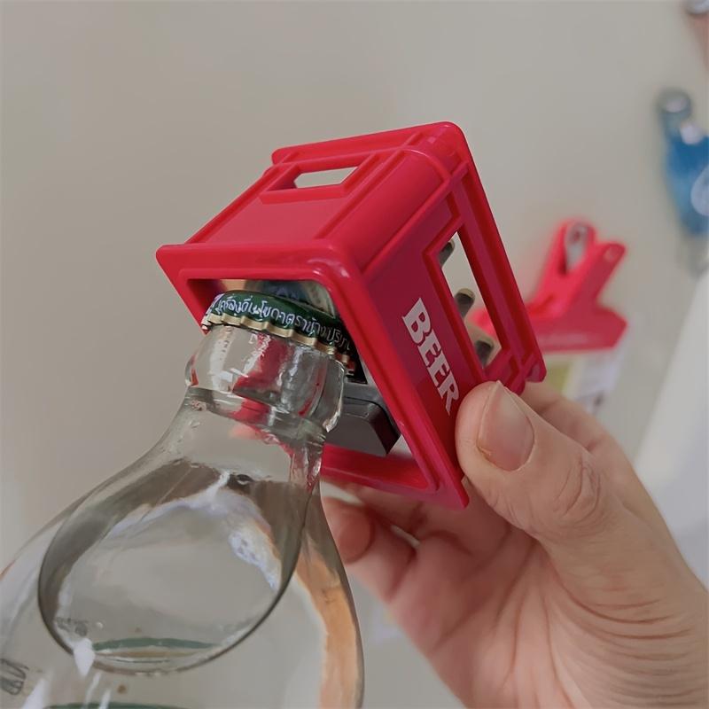 Beer Bottle Opener, Soda Bottle Opener, Can Be Attached To The Refrigerator As Decoration, Creative Beer Basket Design