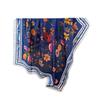 Korean Version Of Fresh Flower Satin Imitation Silk Printing Large Square Scarf Silk Scarf Shawl Headscarf Neck Protection Scarf Decorative Scarf