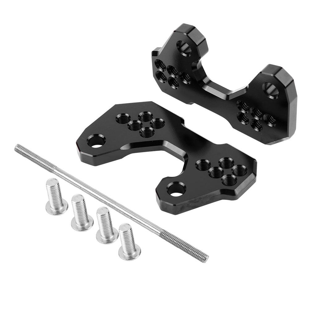 2 Pcs Motorcycle Rearset Base Foot Pegs Accessories for Yamaha MT03 YZF R3 2015 2016