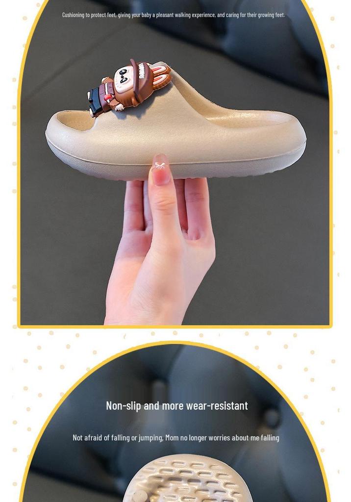 2026 Cartoon Summer Soft Sole Non-Slip Kids' Slippers
