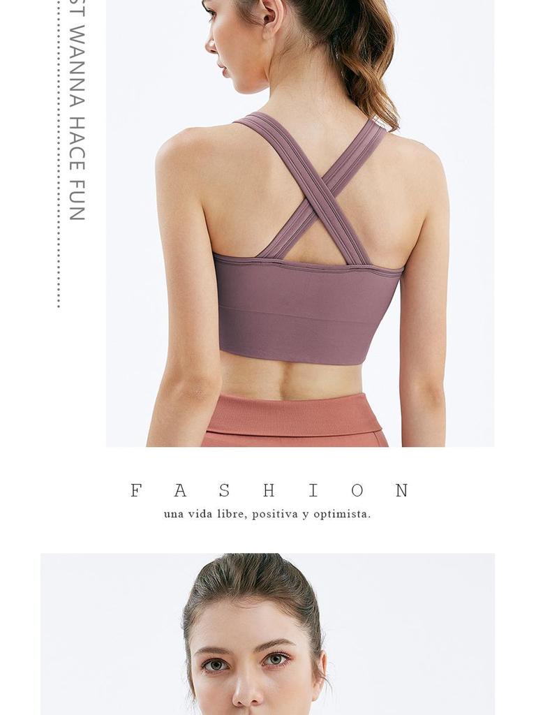 Women's Push-Up Shockproof Front Zip Sports Bra - Beautiful Back Support for Running, Fitness, Yoga