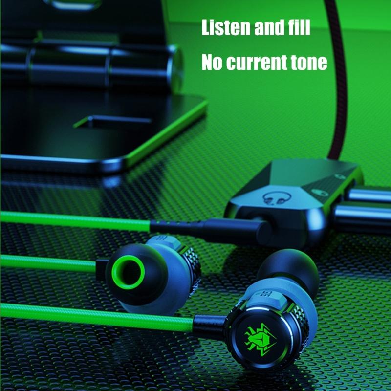 3.5mm Headphones with Microphone for PC Comuter Earbuds Computer In-Ear Headset Control for Laptop Desktop Notebook