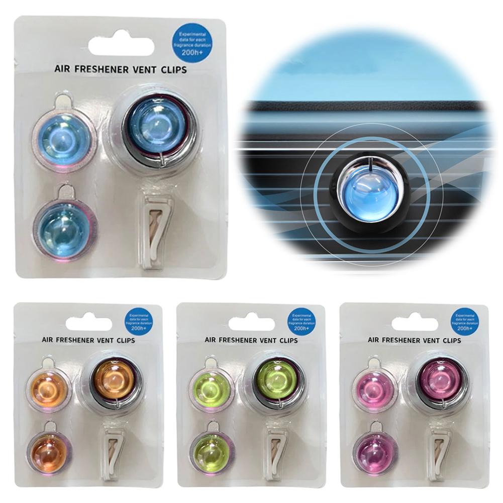 Car Air Fragrance Clips Air Conditioning Outlet Freshener Liquid Aromatherapy Balm Odor-Removing Fragrance Car Perfume