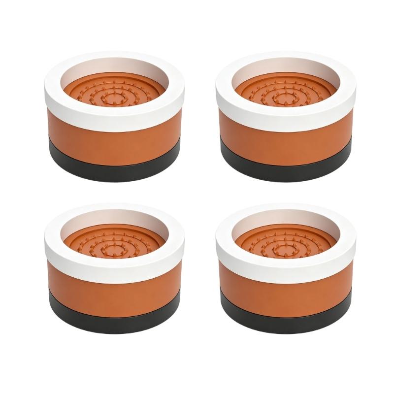 Furniture Lifts 4 Pack, Bed Leg Lifts with Recessed Grip Cup for Under Bed Cleaning and Common Home Furniture Use