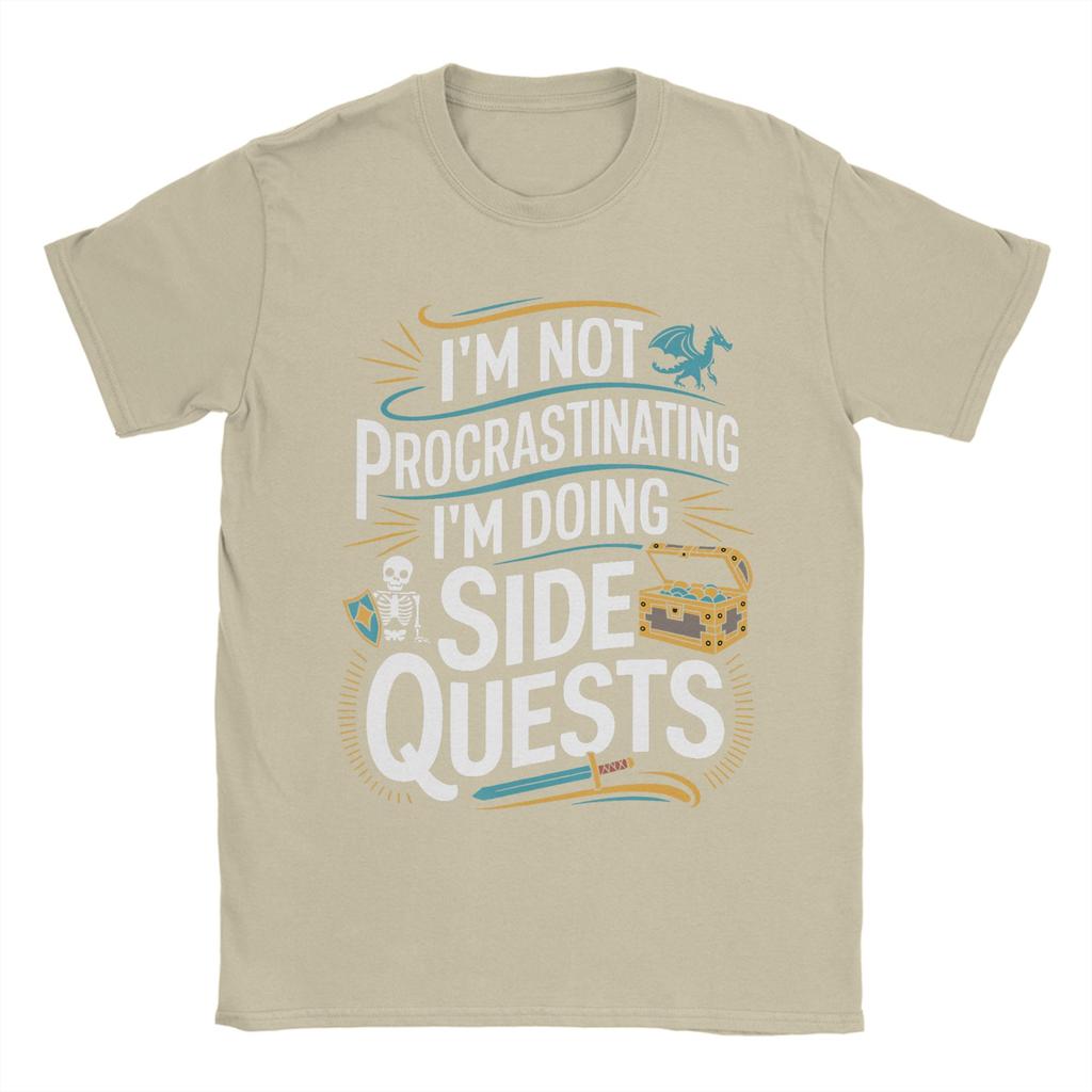 Neck Humorous Gaming Graphic Unisexs T Shirts Vintage Tees Short Sleeve Round Neck TShirts Pure Cotton 4XL 5XL 6XL Clothing