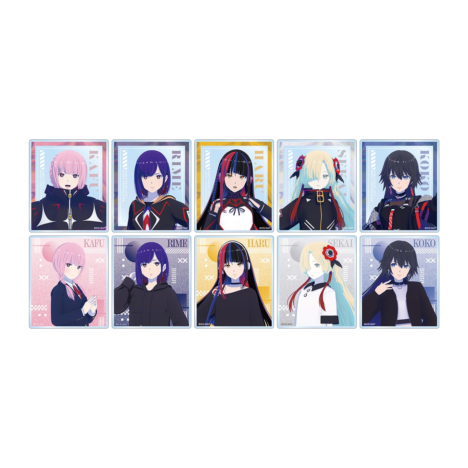 TV Anime City Under Trading Acrylic Cards Box of 10  Kamitsubaki Construction.
