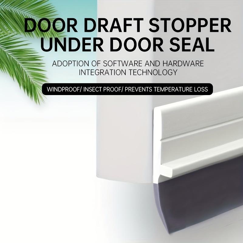 1pc Door Draft Stopper Under Door Seal, 1.4" W X 39" L Door Sweep For Exterior & Interior Doors, Door Window Blocker
