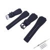 Outdoor Sports Rubber Watch Strap for Bell Ross BR01 - 34mm X 24mm