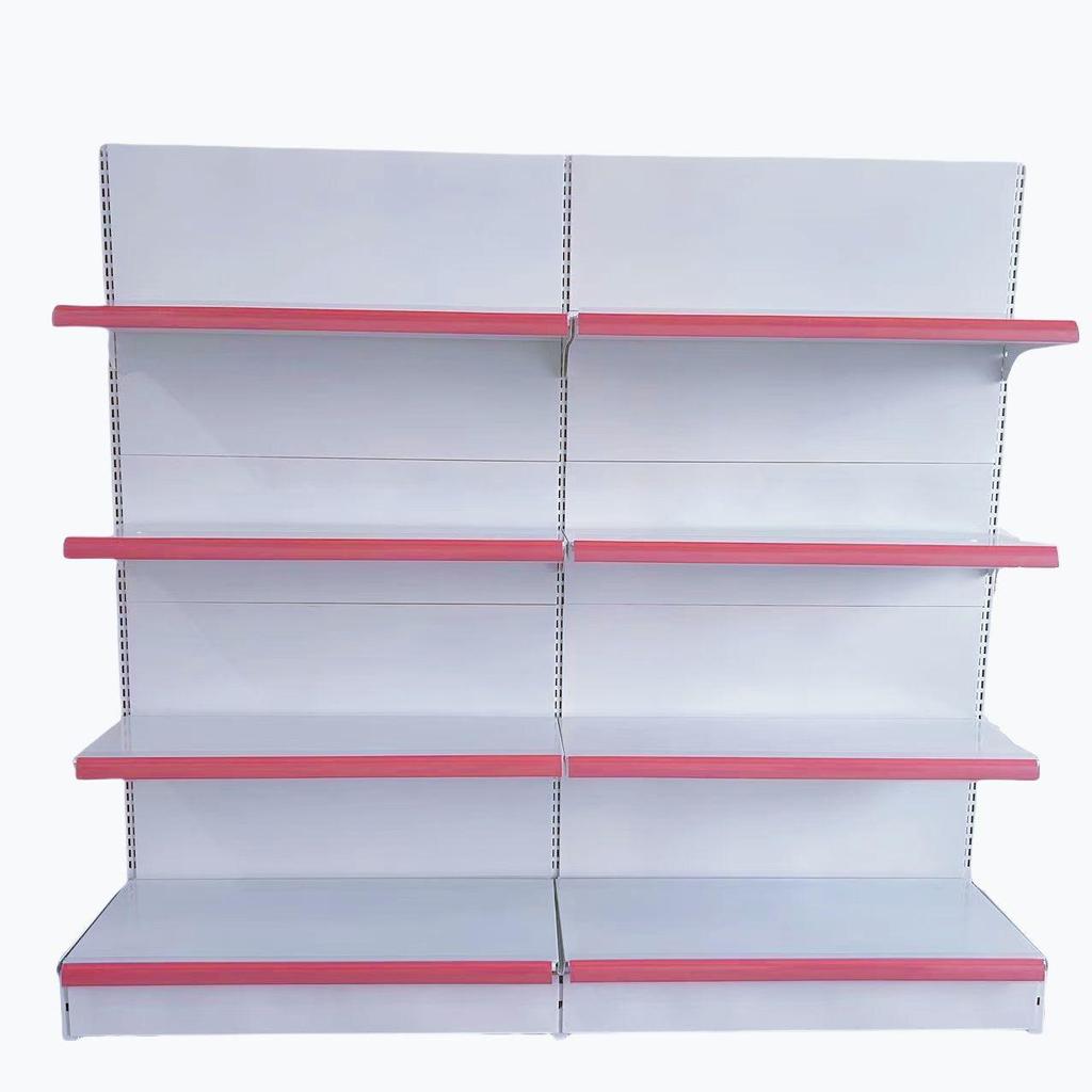 Thickened Supermarket Shelving: Single & Double-Sided Display Rack for Stores, Pharmacies, Baby Shops, and More