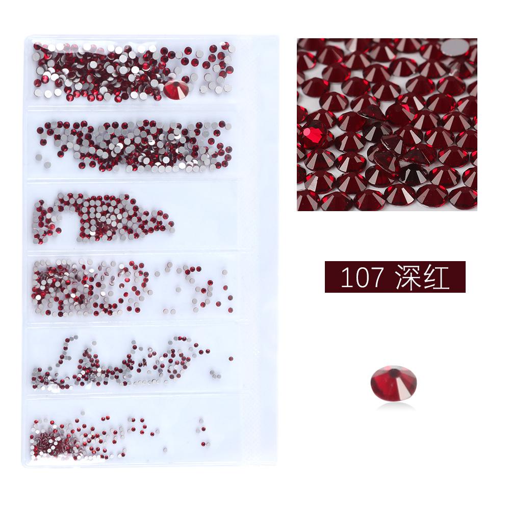 Flat Bottom Rhinestone Nail Drill Diy Nail Mobile Phone Case Sticker Drill, Jewelry Accessories, Bag Size Mixed Nail Drill