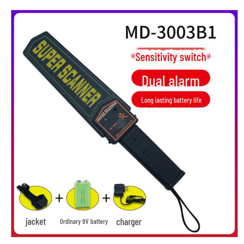 Handmetalldetektor MD3003B1 - Tragbarer Sicherheitsscanner für Telefone, Messer und Waffen