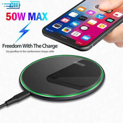 50W/30W/15W Quick Qi Wireless Charger Fast Charging Pad For iPhone 15 14 13 12 XS XR X 8 Samsung S22 S21 S10