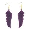 Diy Crystal Epoxy Earrings Mold Dangle Pendant Decorations Mold Three-dimensional Angel Wing Mirror Silicone Mold