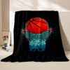 6 Sizes Basketball Art Printed Blanket Warm Soft and Comfortable Home Travel Blanket Sofa Bedding Cover Blanket Holiday Gifts
