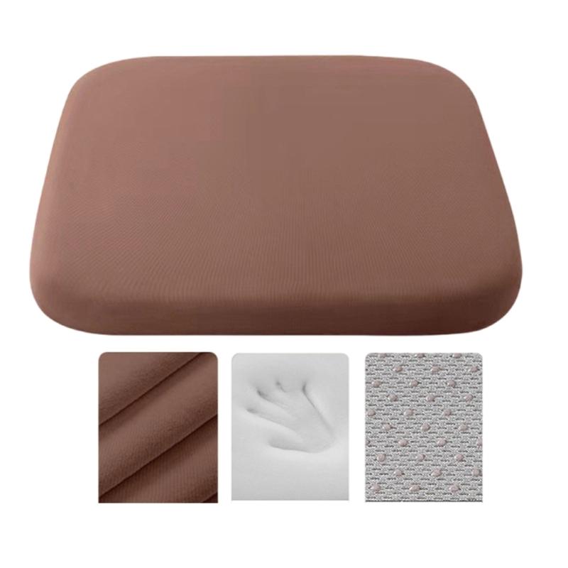 Soft Memory Foam Chair Pad, NonSlip Seats Cushions for Desk Chairs and Vehicles, Eases Lower Back Fatigue