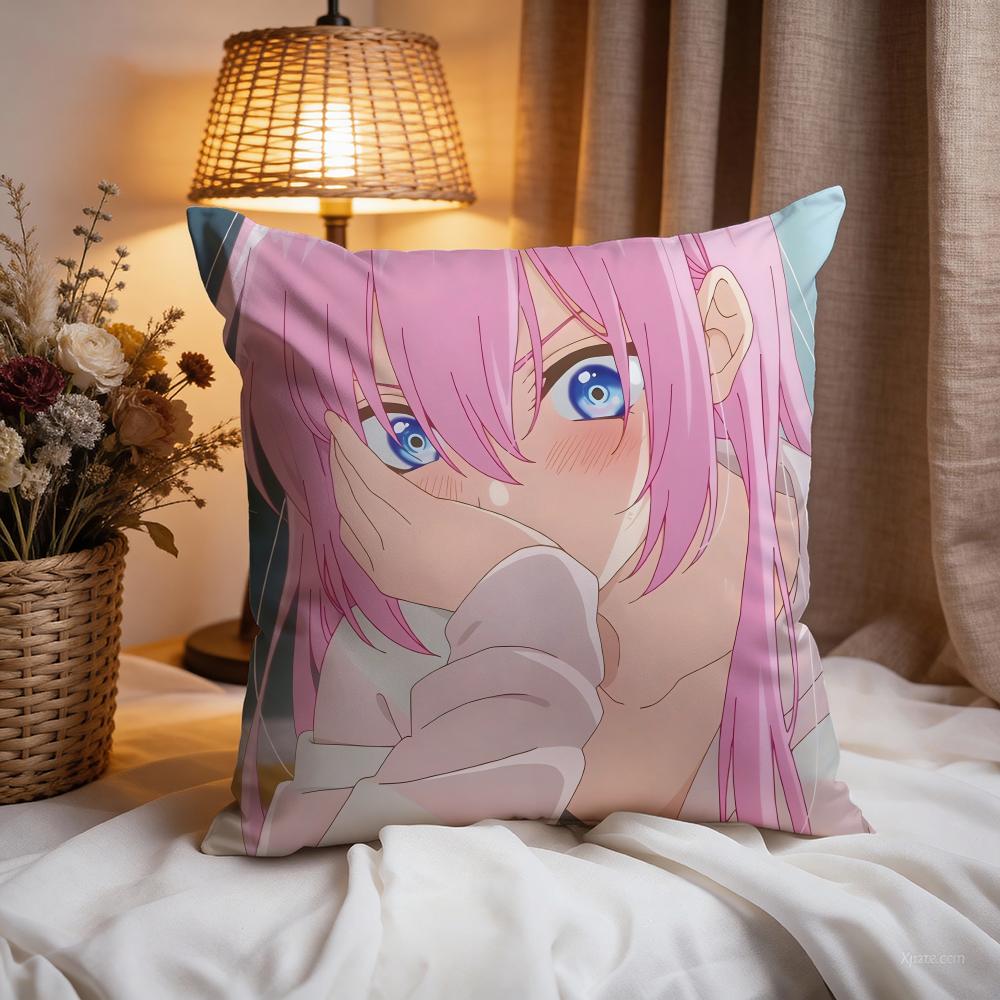 sShikimoris Not Just aCuties Cushion Cover Premium Comfort Reversible Pillow Cove -Two In One Design for Any Room & Car Interior