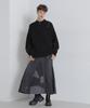 AVIREX SWITCHING STRETCH DENIM SKIRT Black 783-4216602