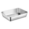 Reliable Stainless Steel Storage Trays Even Heating and Cooling
