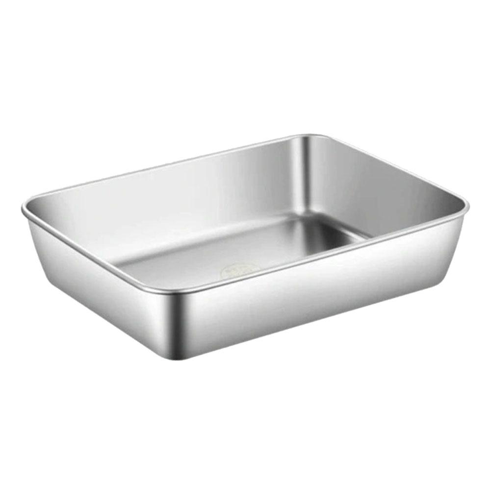 Reliable Stainless Steel Storage Trays Even Heating and Cooling