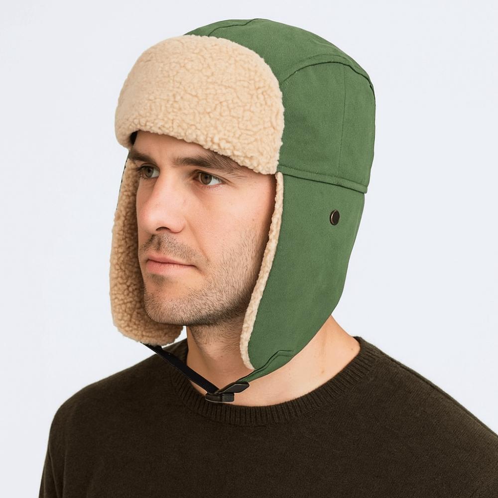 Winddichte Ohrenschützer-Mütze Fleece-Ohrenklappenmütze Modische Lei Feng Kappe Ski