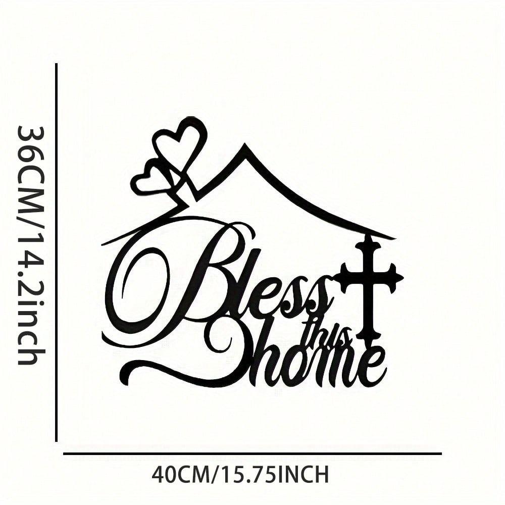 Elegant Metal Welcome Sign Home Wall Decor Modern Housewarming Gift