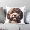 Lagotto Romagnolo Dog Square Pillowcase Polyester Linen Velvet Pattern Zip Decor Throw Pillow Case Room Cushion Cover