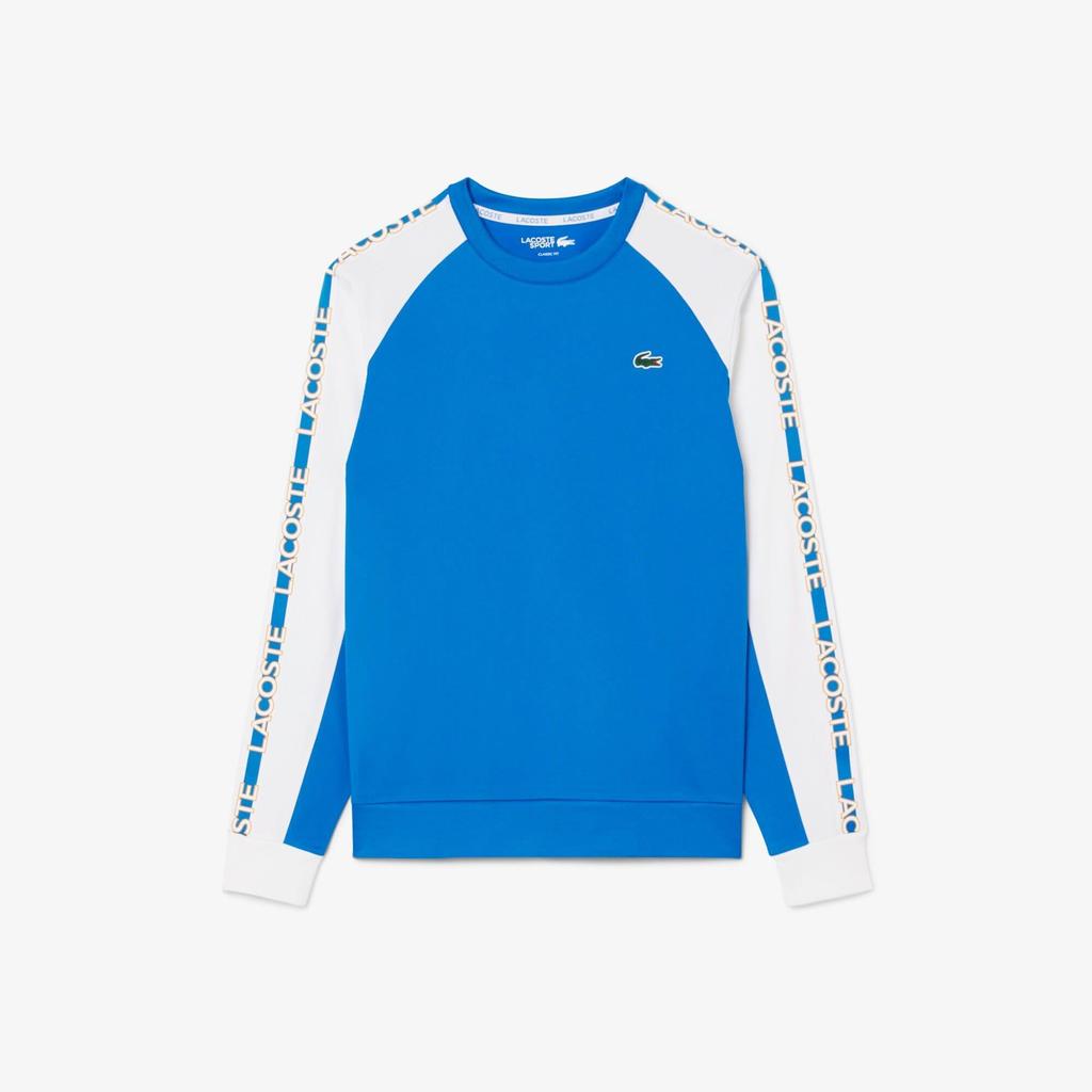 Lacoste Mens Colour Block Stripe Tennis Sweatshirt