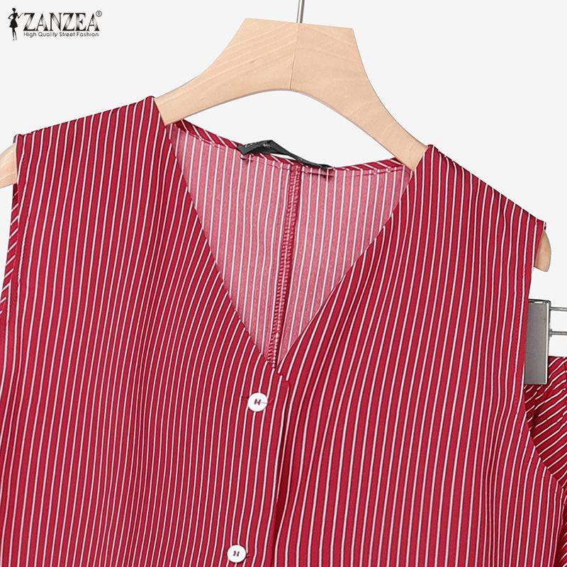 ZANZEA Damskie topy bez rękawów i długie spódnice Casualowe dwuczęściowe zestawy