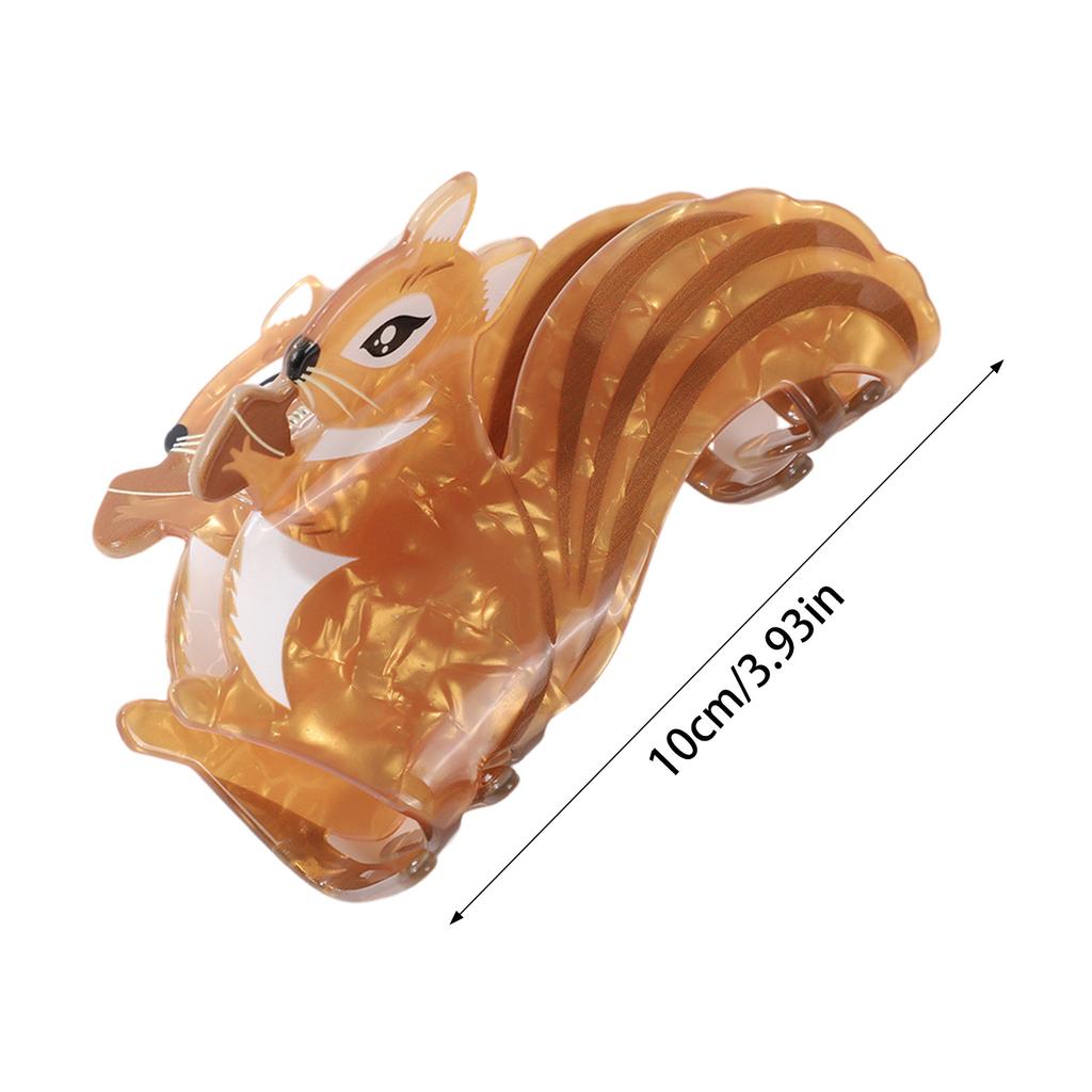Acrylic Animal Hair Claw Clips Strong Hold & Nonslip Holiday Hair Clips for Thick Hair Women Girls