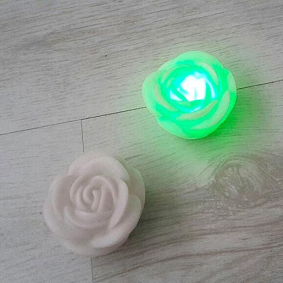7 Farben Rose Blume LED Nachtlicht Schlafzimmer Geschenk Romantische kleine Nachtlampe