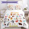 Animal88 Customize Your Name Bedding Set Breathable Duvet Cover With Pillowcases Decorative Bed Linen For Bedroom Home Decoration Birthday Gift