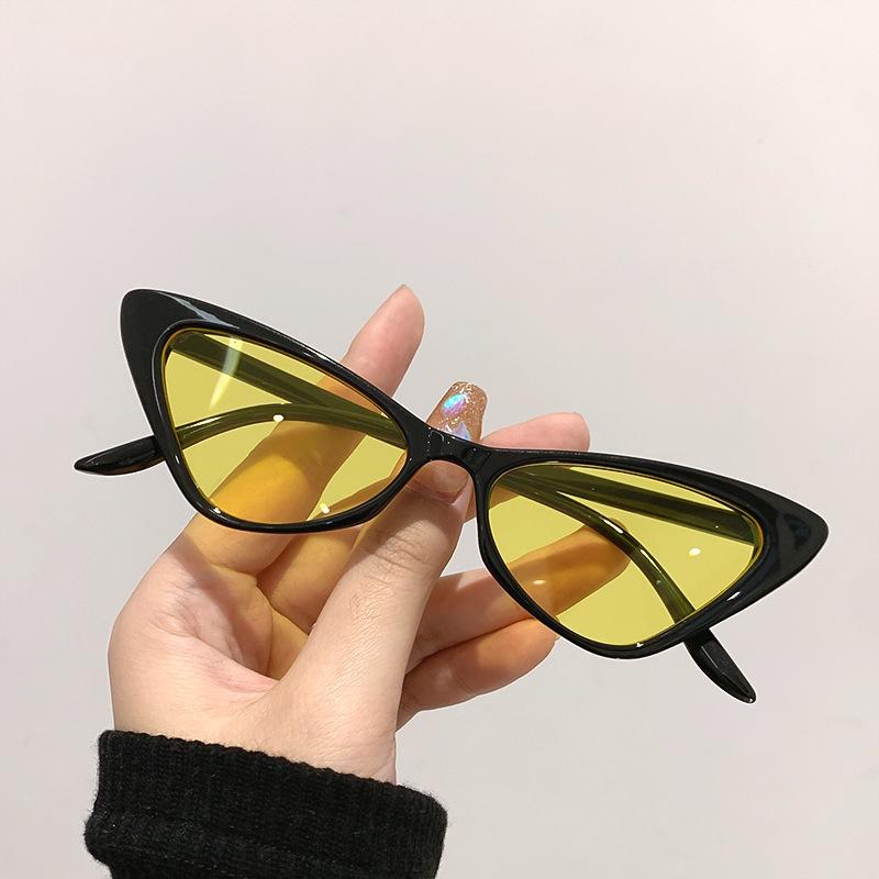 

Classic Triangle Cat Eye Sun Glasses Glasses Ladies Trendy Trending Luxury Designer Style Style Classic Sun Eyeglasses Elegant Lady Punk Shades As The Picture
