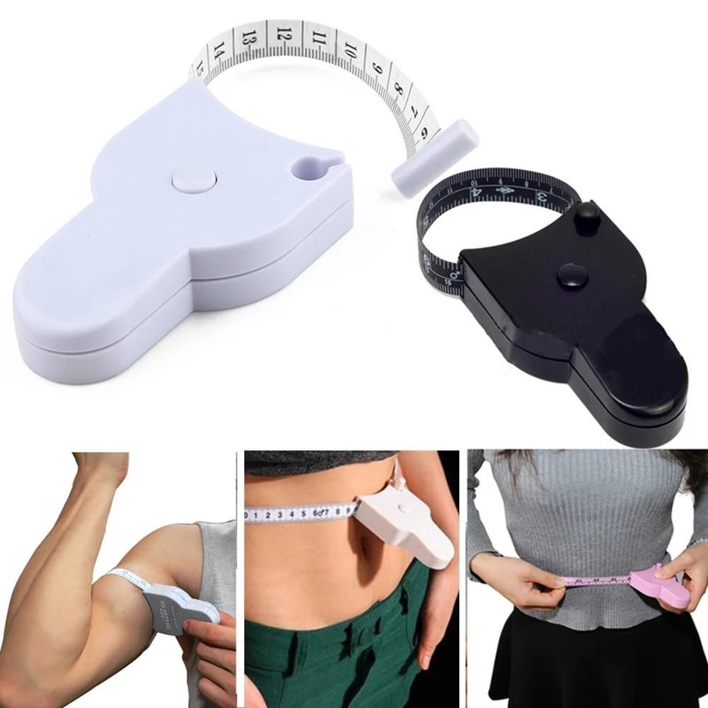 Portable Fitness Telescopic Health Tape Measure With Handle Torch Y-shaped Tape Measure Waist Circumference Tape Measure