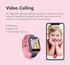 LT21 4G Wodoodporny smartwatch dla dzieci z aparatem, połączeniami wideo, śledzeniem GPS i funkcjami zapobiegającymi zgubieniu.