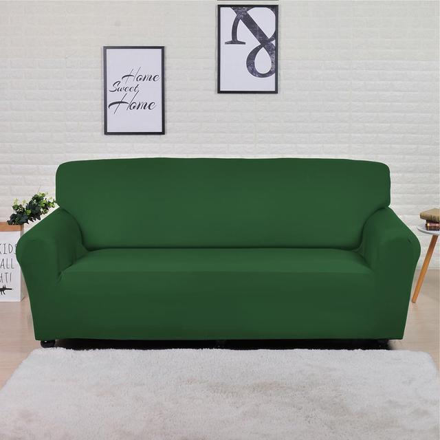 Solid Color Sofa Cover Big Elasticity Stretch Couch Cover Loveseat Sofa Corner Sofa Towel Furniture Cover