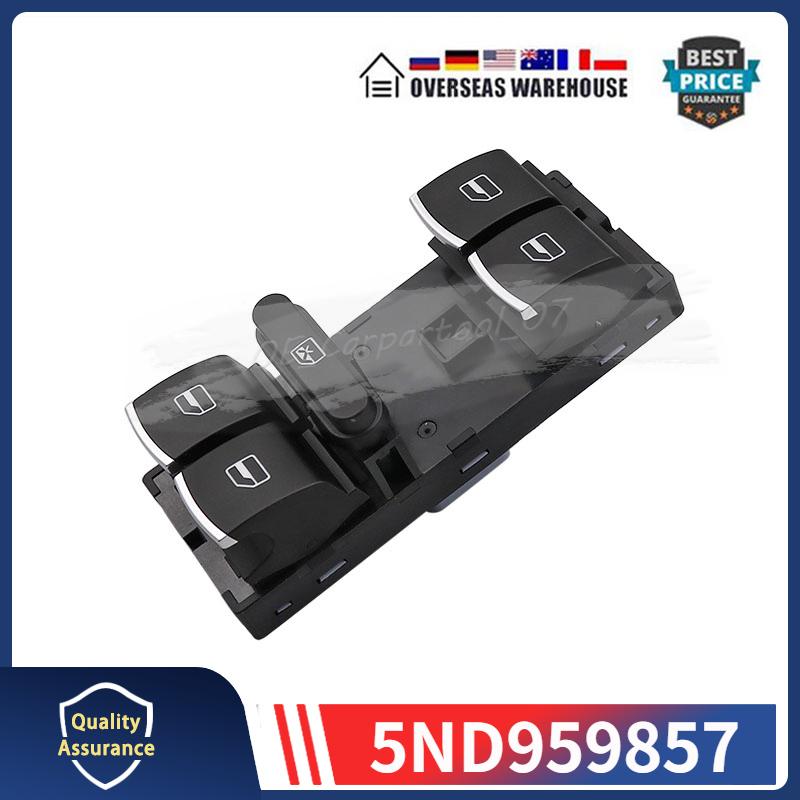 5ND959857 For Volkswagen Jetta Tiguan Golf Passat B6 CC Touran Seat Leon MK2 Driver Side Master Window Control Switch
