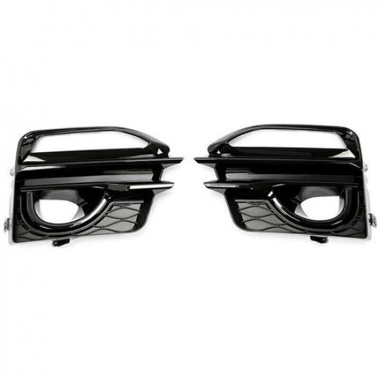 For Infiniti Q50 Sport 2014 2015-2019 Front Fog Light Cover Grille Trim Bezel 2x