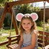 Soft Fabric Mouse Ears Headband For Kids Role Play Costume Accessories Halloween Mouse Costume Headwear