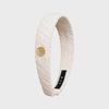 HML004 Twisted Fabric Hairband (Ivory, Soft Blue, Black)