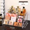 Transparent Multilayer Cosmetic Display Rack for Nail Polish & Eyeshadow - Large Capacity Tiered Organizer