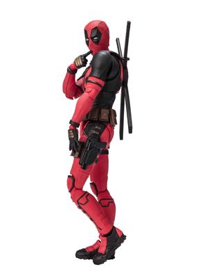 TAMASHII NATIONS דדפול בערך 155 מ"מ PVC ABS צבוע דמות ניתנת להזזה S.H.Figuarts (דדפול ווולברין) &