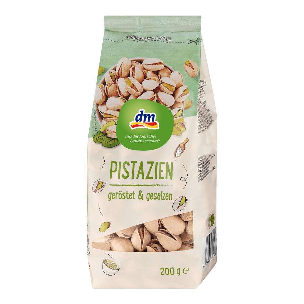 German Dm Roasted Salted Pistachios 200G