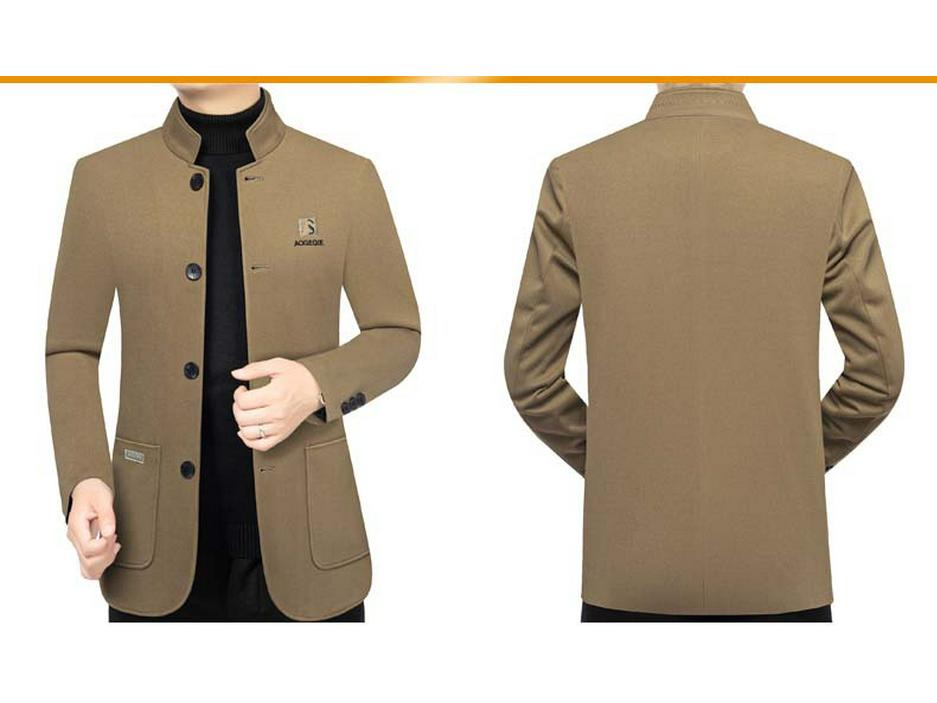 Men's Versatile Slim-Fit Stand-Collar Jacket - Spring 2025 Fashion Trend