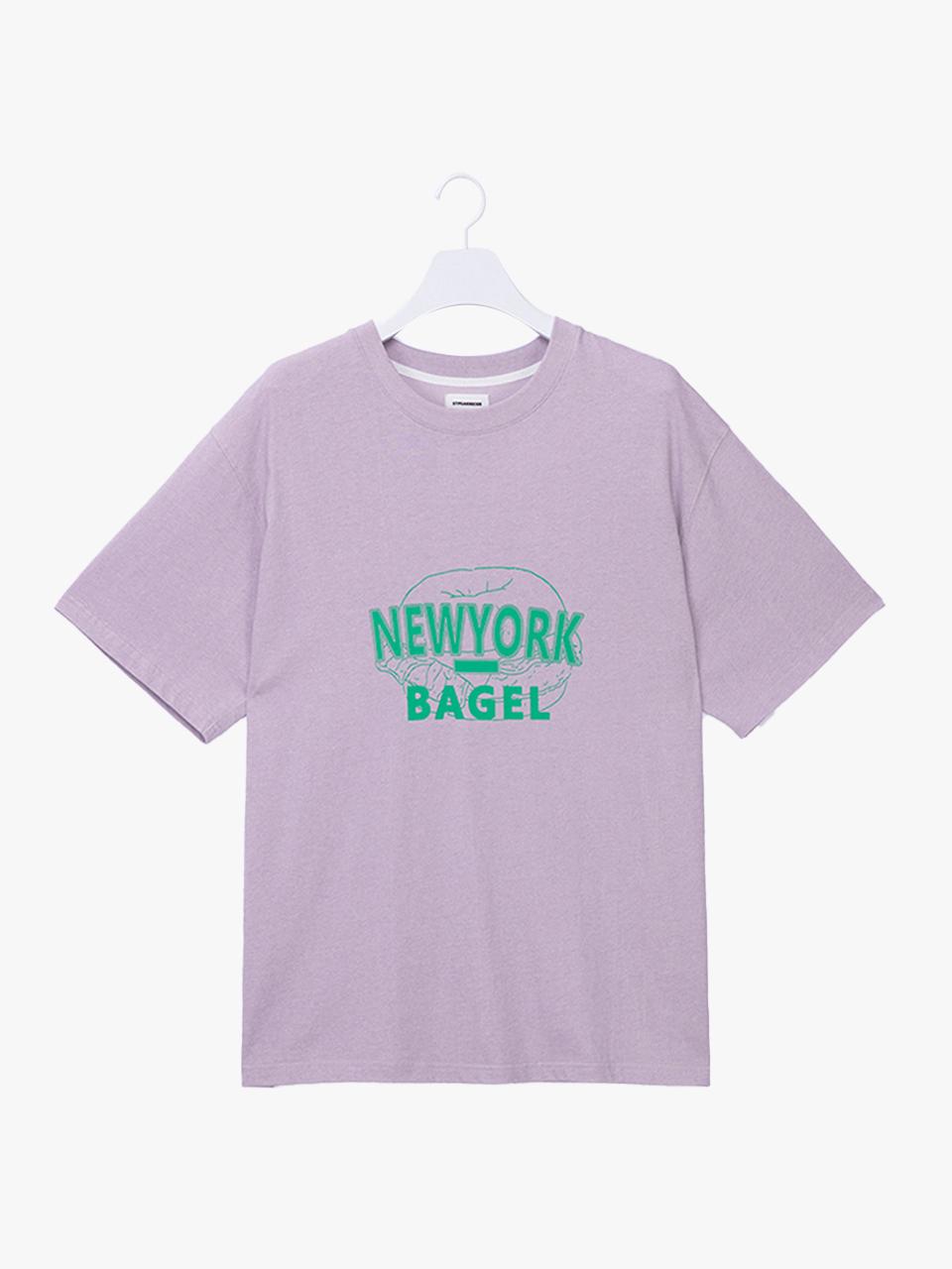 Футболка Spnk New York Bagel_Фиолетовый Violet/M