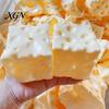 Classroom Sensory Toy Cheese Squeeze Slow Rising Stress Relief Soft Rebound Foam Texture Cube Fidget for Office Home Use