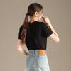RAIN.CUN Women's Round Neck Short Sleeve T-shirt