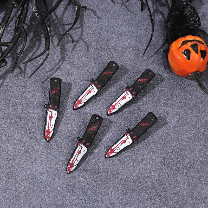 5PCS Halloween Theme Hairpins Funny Axes Shapes Hair Clip For Adults Kids Costume Accessories