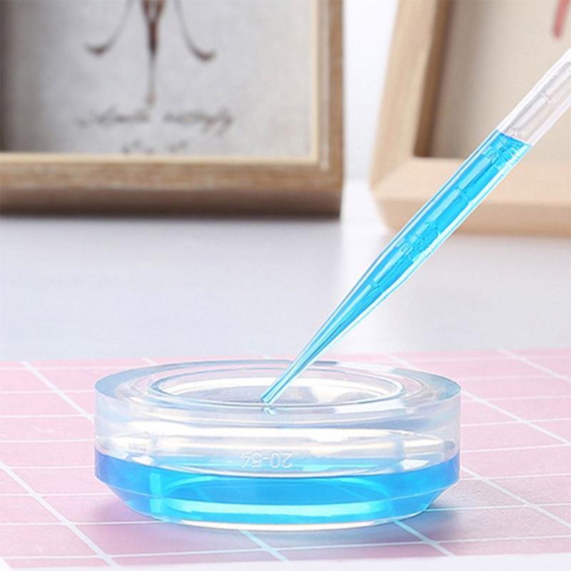 35 Pcs/Set Resin Mold Tools Kit Clear Plastic Dropper Stirring Rod Wooden Popsicle Stir Sticks Disposable Finger Cots