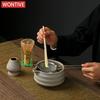 1-5 Japanese Matcha Whisk Stand Tea Ceremony Matcha Bowl Bamboo Whisk Grinder Brushes Tea Tools Holder Tea Accessories Teaware