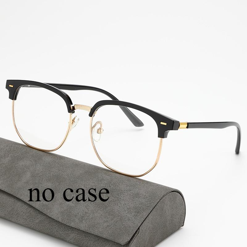 

Light sensitive color changing half frame eyebrow frame cool glasses for men, trendy anti blue light color changing glasses anti blue light золотой